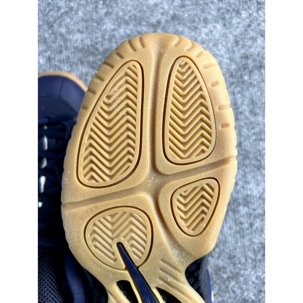 Nike Air Foamposite One GS Midnight Navy Gum Sole Size 6Y 7W - Picture 8 of 12